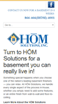 Mobile Screenshot of hombasements.com
